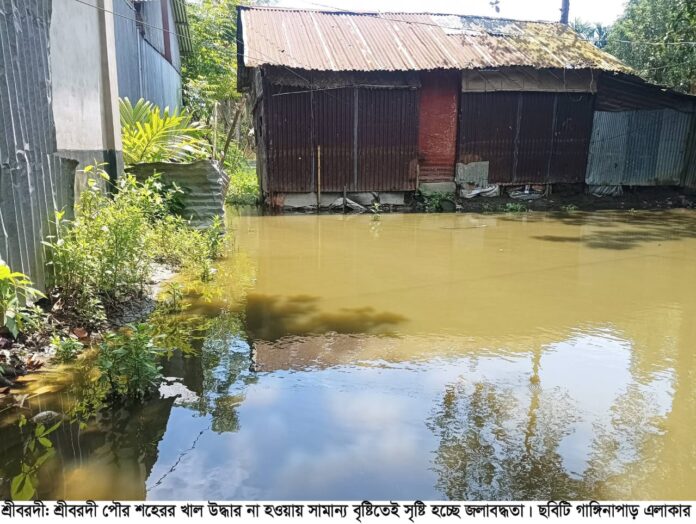 খালের মুখে দোকান-বহুতল ভবন, সামান্য বৃষ্টিতেই চরম ভোগান্তি, আন্দোলনেও মিলছেনা মুক্তি