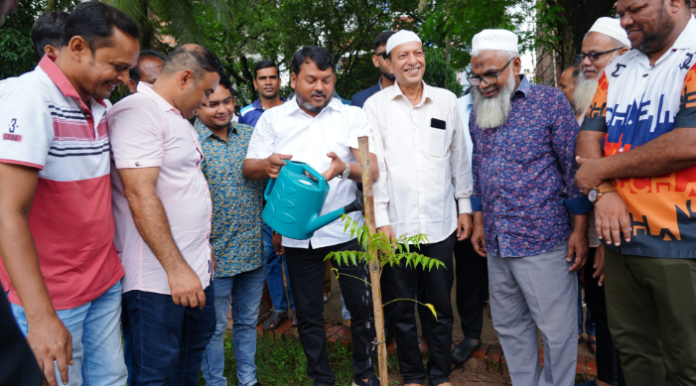 বিএনপির প্রতিষ্ঠাবার্ষিকীতে রাজশাহীতে বৃক্ষরোপণ