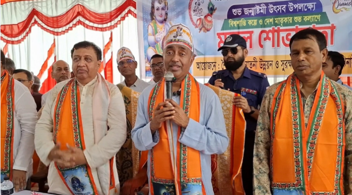 ধর্মীয় আচার-অনুষ্ঠানে মাস্তানি করলে কঠোর আইনি ব্যবস্থা: শৈলকুপায় আইনমন্ত্রী