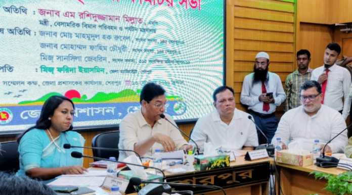 পাঁচ বছরে কোটি কর্মসংস্থান ও বিশেষ বিসিএসের ঘোষণা: শেরপুরে পর্যটনমন্ত্রী রশিদুজ্জামান মিল্লাত