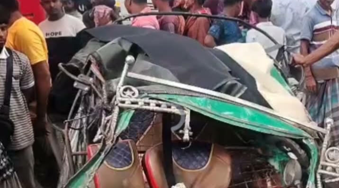 শাহজাদপুরে ট্রাক ও সিএনজির মুখোমুখি সংঘর্ষে নিহত ১ আহত ২