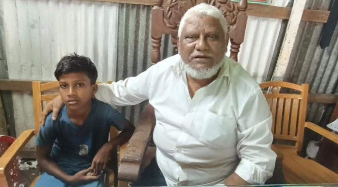 শিশু জিসানকে রক্তের নাতি দাবী করলেন কলাপাড়ার সেই বিএনপি নেতা