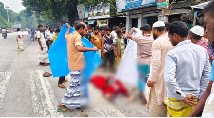 শাহজাদপুরে ট্রাকের চাকায় পিষ্ট হয়ে সিএনজির যাত্রী নিহত