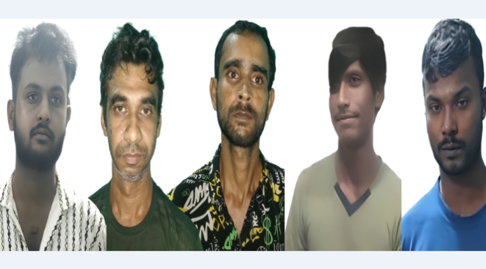 রাজশাহীতে মাদকবিরোধী অভিযানে গ্রেপ্তার ৫
