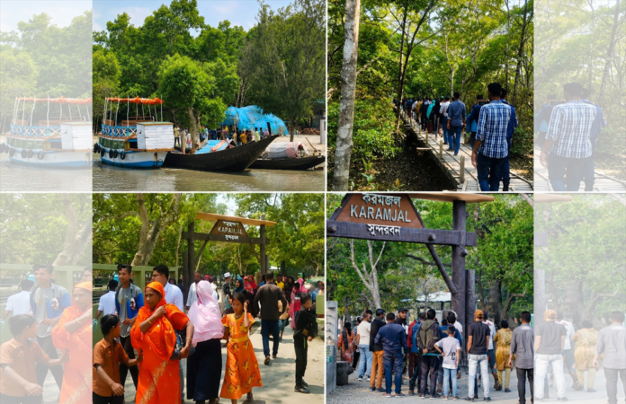 সুন্দরবনে তিন মাসের নিষেধাজ্ঞা শেষে পর্যটকের ঢল