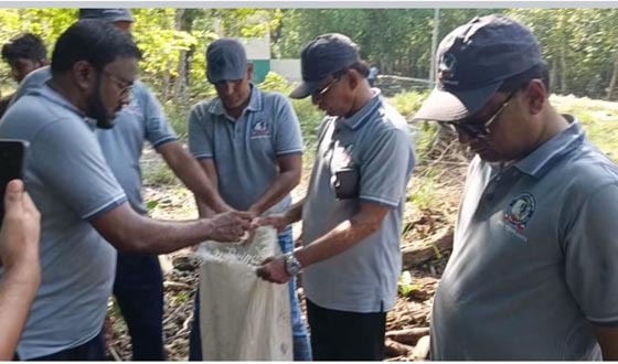 বিশ্ব ঐতিহ্য সুন্দরবন বাঁচাতে সাংবাদিকদের হাতে বস্তা