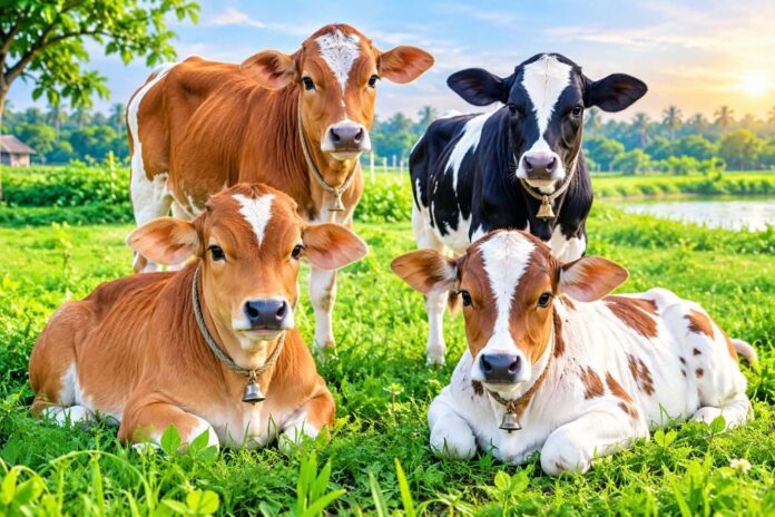 মোল্লাহাটে এক রাতে দুই বাড়ি থেকে ৪ গরু চুরি