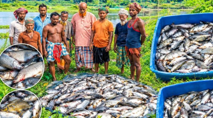 মোরেলগঞ্জে ঘেরে রাতের আঁধারে ৬ লাখ টাকার মাছ নিধনের অভিযোগ