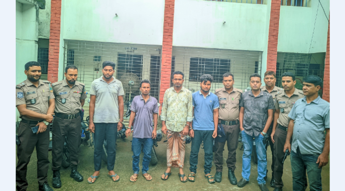 রংপুরে চুরি হওয়া ৯টি মোটরসাইকেল উদ্ধারসহ ৪ জন গ্রেফতার