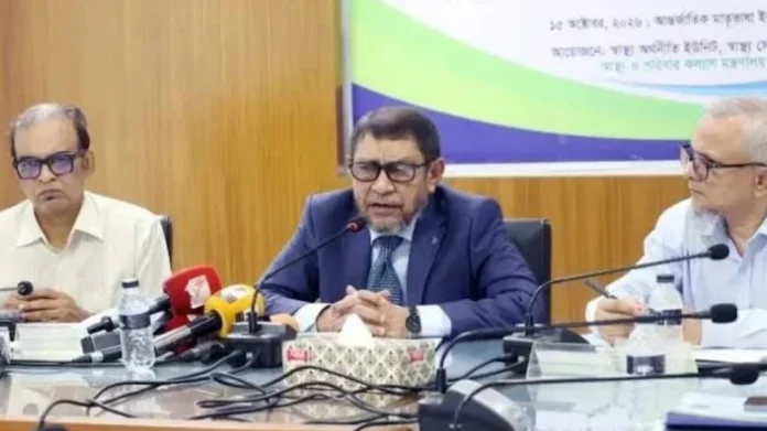 স্বাস্থ্য ও পরিবার কল্যাণমন্ত্রী সরদার মো. সাখাওয়াত হোসেন। ছবি: সংগৃহীত
