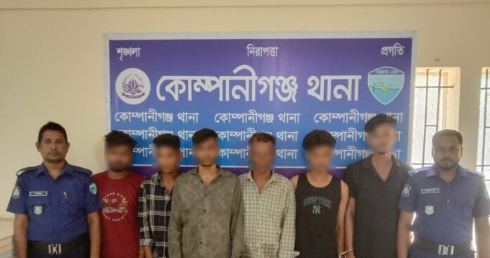 নোয়াখালীতে কিশোর গ্যাংবিরোধী অভিযানে আটক ১০৪