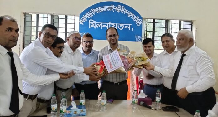 কলাপাড়ায় আইনজীবীদের সাথে নবাগত যুগ্ম জেলা ও দায়রা জজের মত বিনিময় সভা