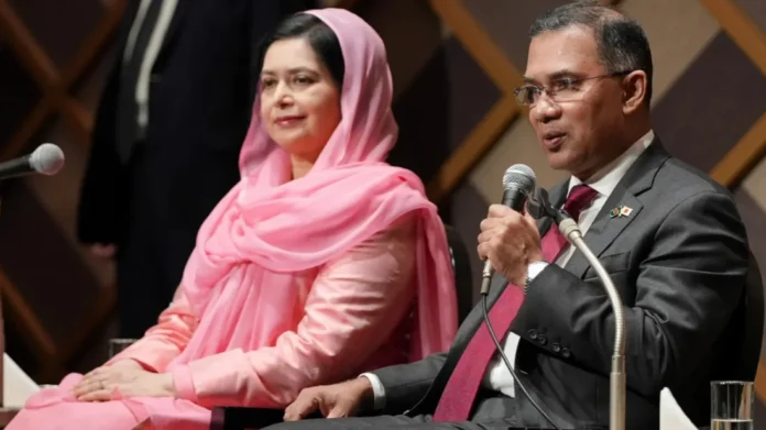 প্রধানমন্ত্রী তারেক রহমান ও তার সহধর্মিণী ডা. জুবাইদা রহমান। ছবি : পিএমও